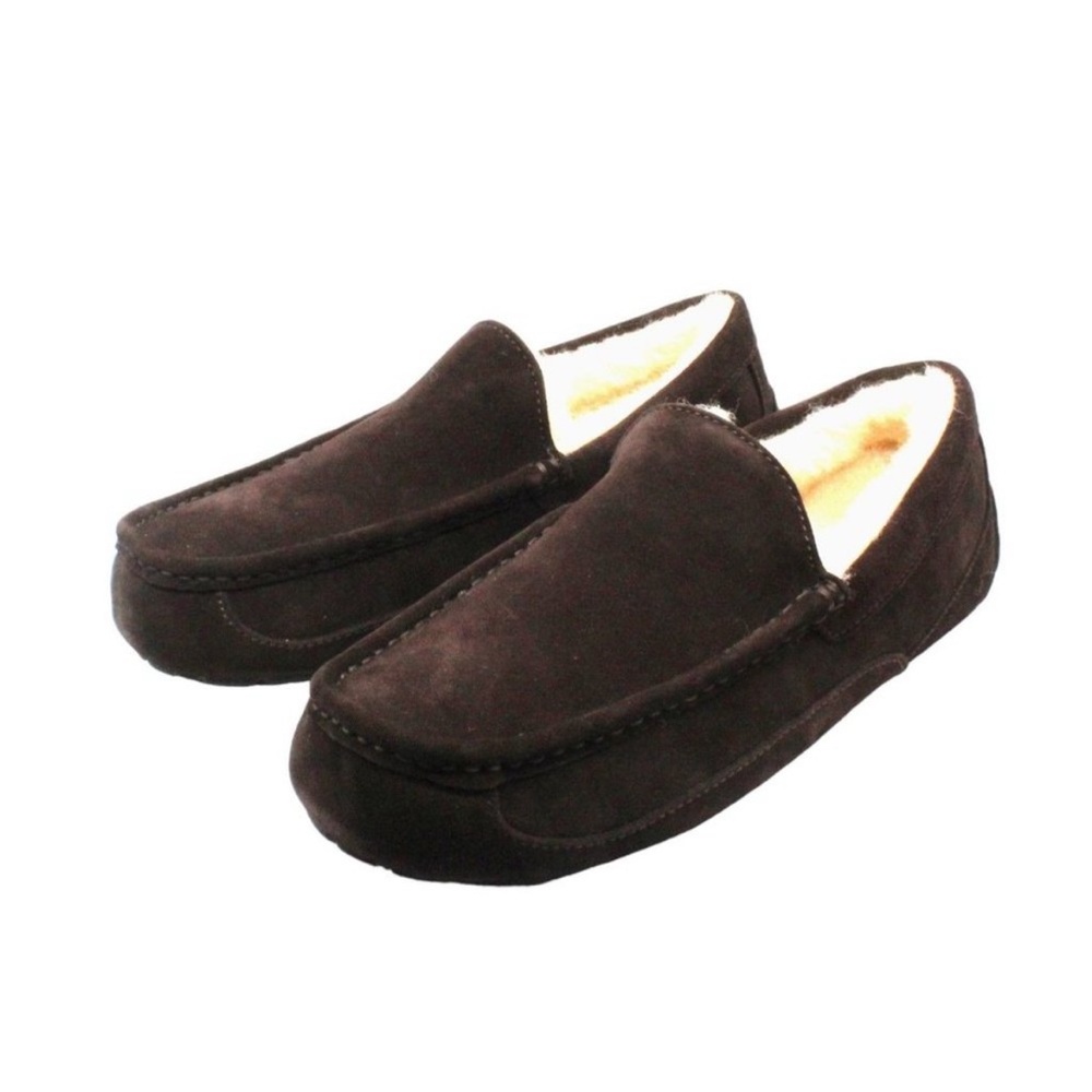 UGG Ascot Sheepskin Loafer Slipper Men’s 11 Brown - Picture 5 of 8